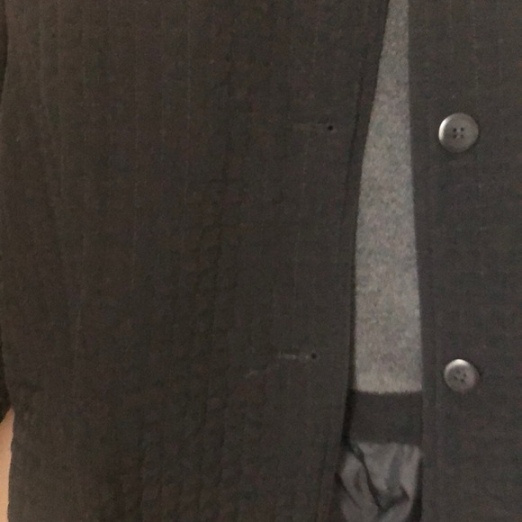 Black quilted coat - Picture 2 of 4